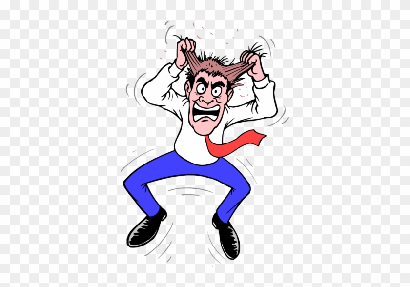 Pulling Hair Out Clipart - Man Pulling Hair Out #251144