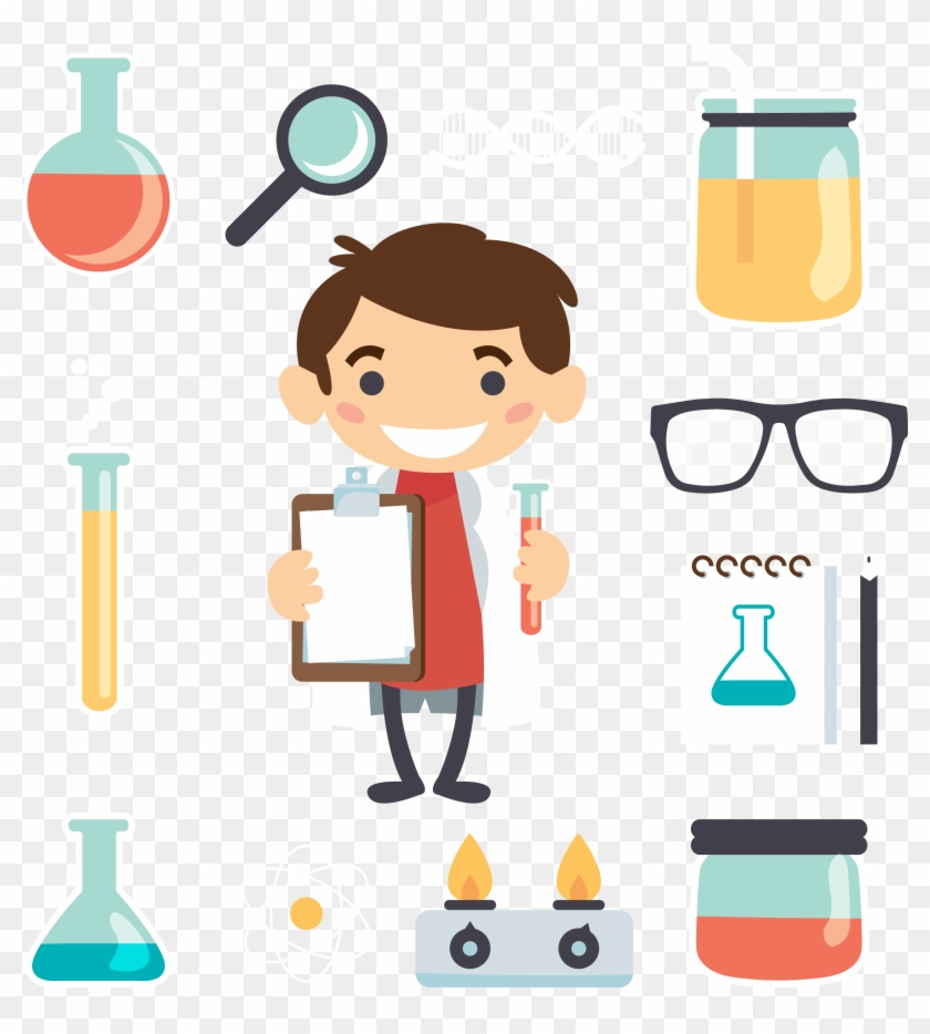 Science Scientific Method Scientist Laboratory Observation - Science Lab Vector Png #251648