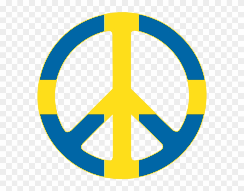 Scalable Vector Graphics Sweden Flag Peace Symbol Scallywag - Swedish Flag Peace Symbol Keychain, Adult Unisex, Size: #251844