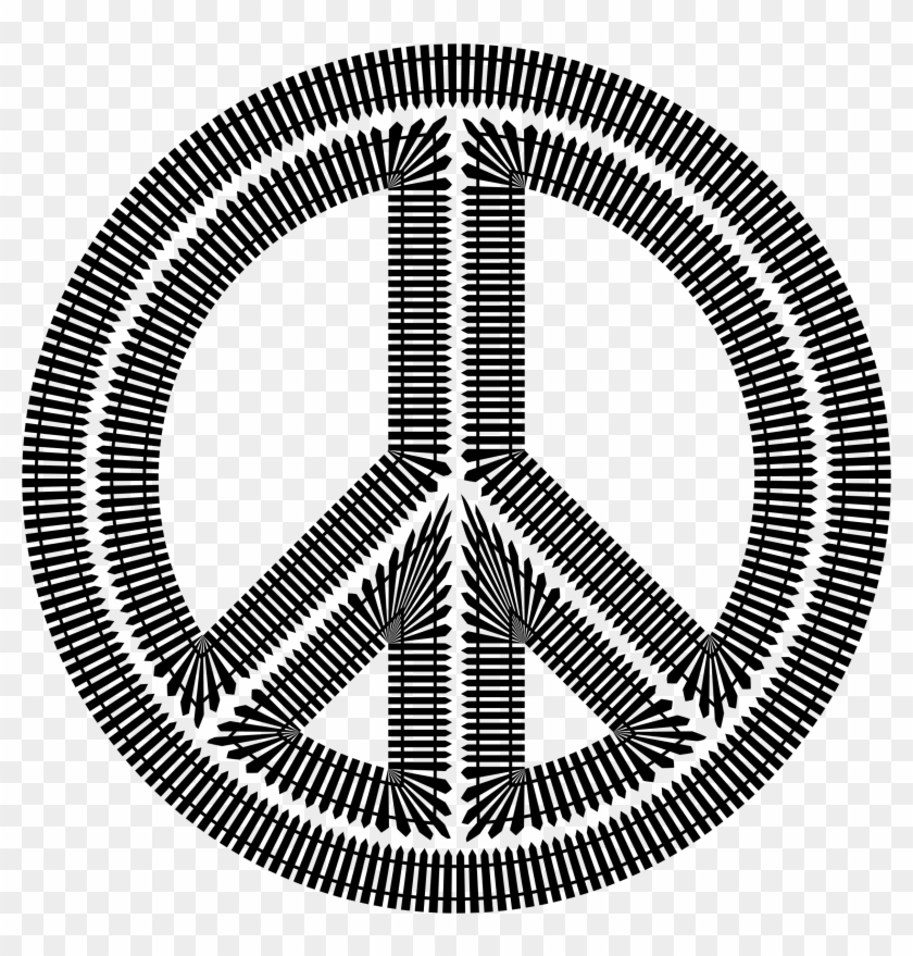 Fence Peace Sign - Picket Fence #251865