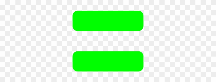 Green Clipart Equal Sign - Green Equal Sign Png #251972