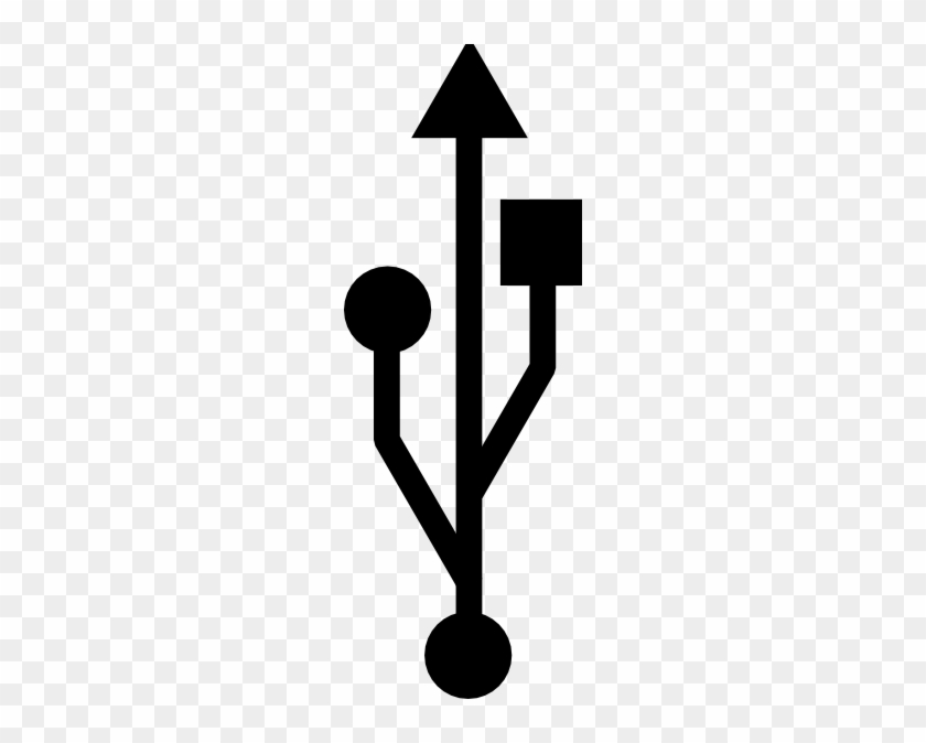Usb Symbol Clip Art At Clker - Usb Clipart #252659