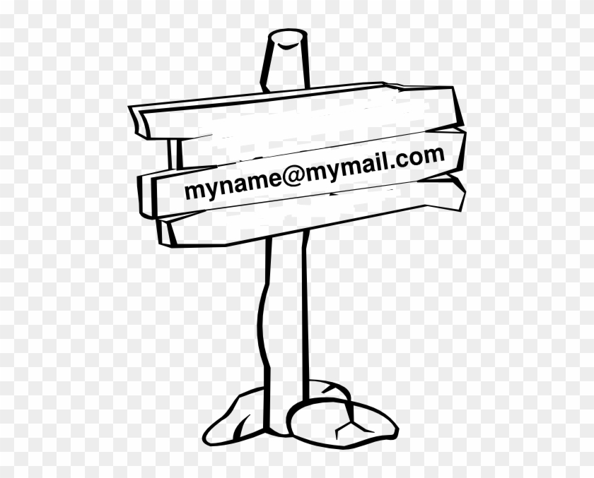 Wooden Sign Clip Art #252862