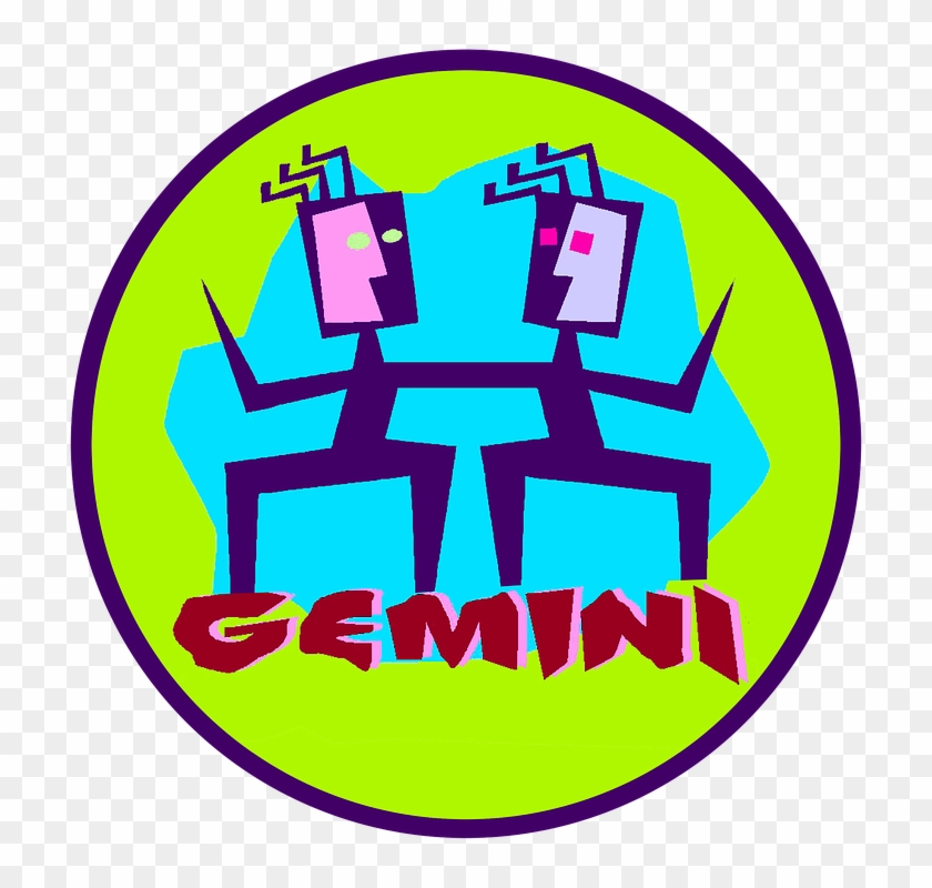 Look To The Stars For A Different Point Of View - Horoscope Gemini Symbol Sign Earrings #252928