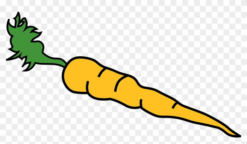 Carrot Clipart Black And White - Carrot Clip Art #253278
