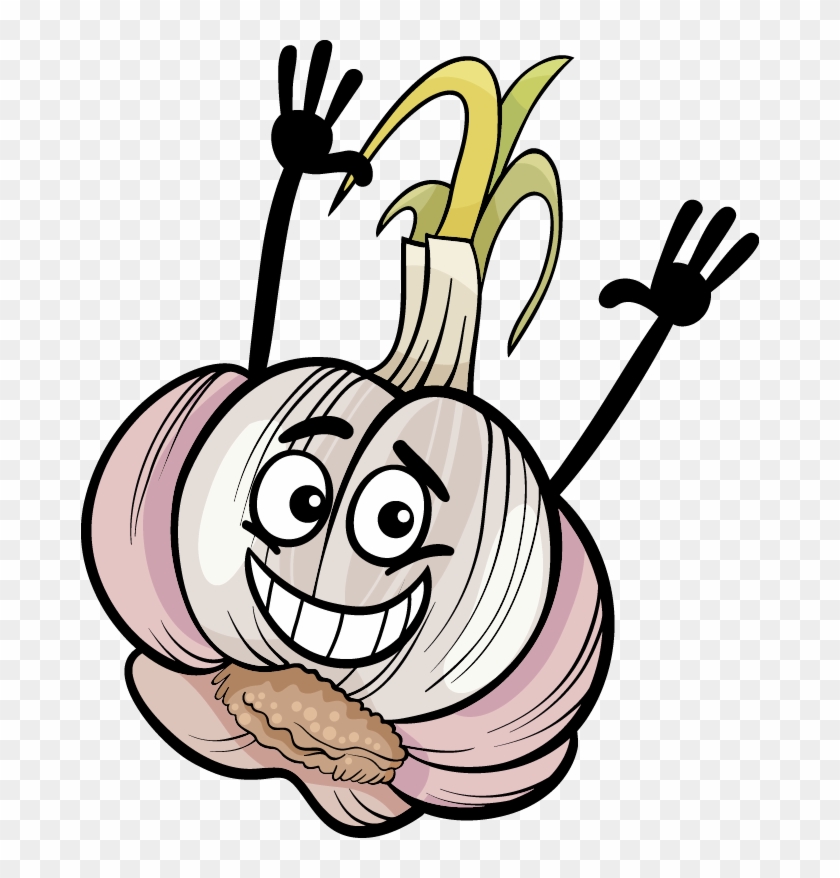 Stepney Hills Farm Favicon - Art Print: Zakowski's Letter G With Garlic Cartoon #253567