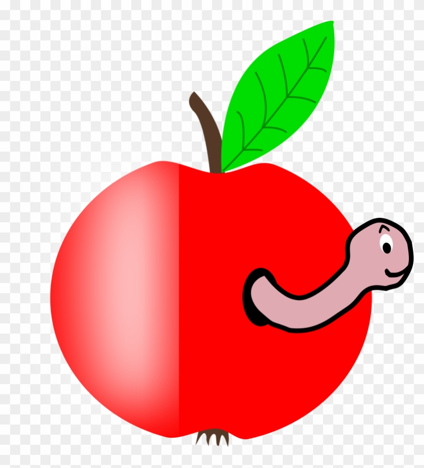 Smiling Apple Clipart, Vector Clip Art Online, Royalty - Apfel Clipart #253597