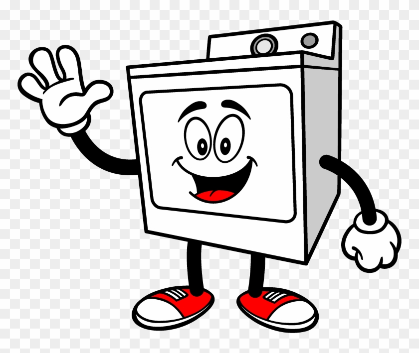 Dryer - Happy Clothes Dryer Clipart #254020