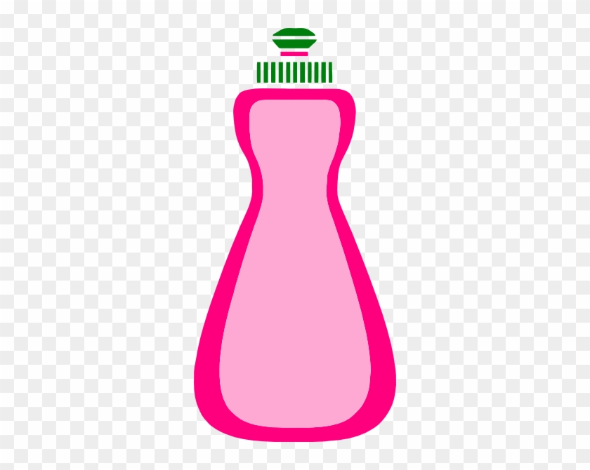 Pink Dishwashing Soap Clip Art - Dish Soap Clipart #254027