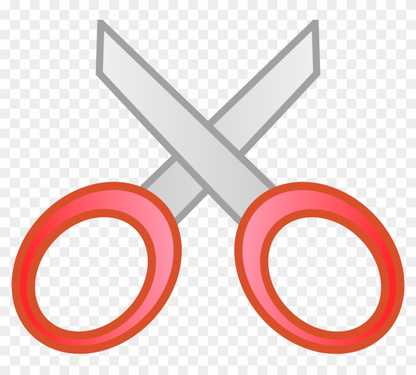 Free Cut Red - Scissors Clipart #254312