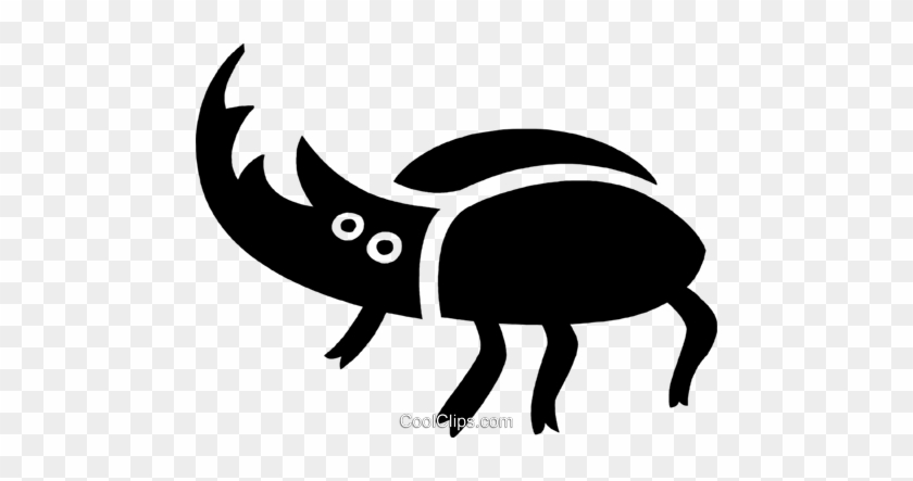 Beetle Royalty Free Vector Clip Art Illustration - Beetle Royalty Free Vector Clip Art Illustration #1630155