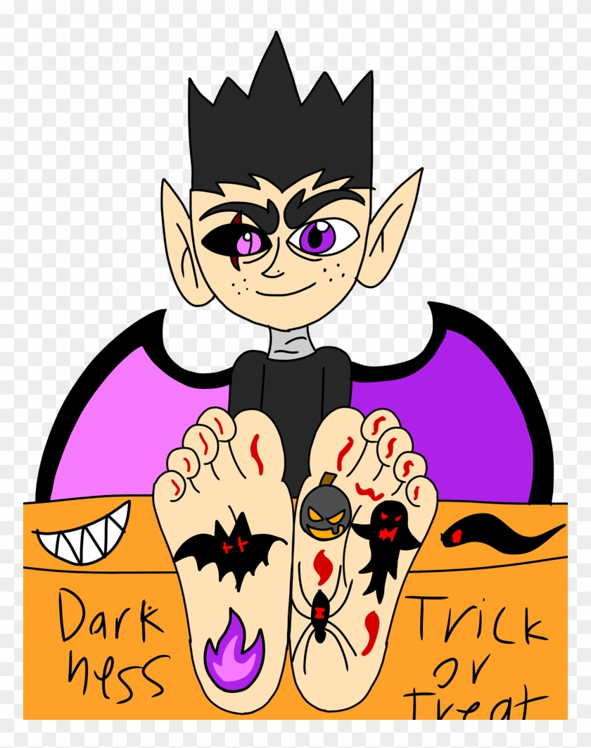 Dark Romeo's Evil Halloween Feet By Dracoshark1900 - Cartoon #1630780