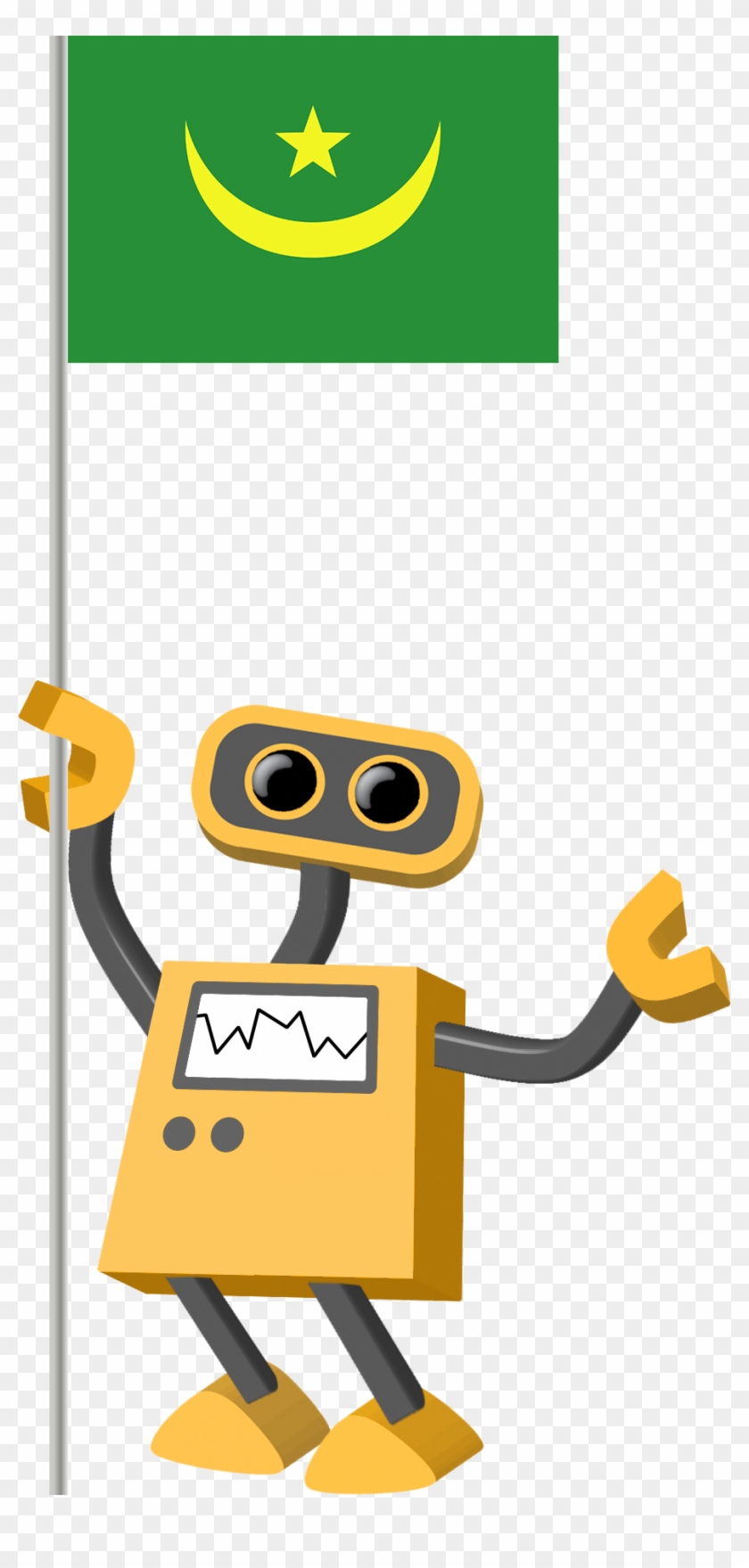 All Robots In The Collection Have Transparent Backgrounds - Bo Flag #1630905