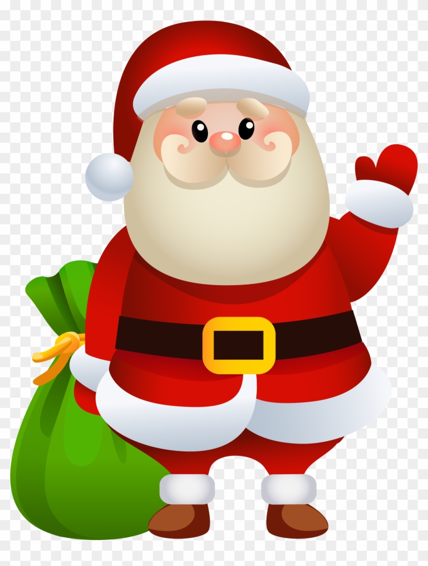 Decoration Clipart Santa Claus - Imagem Papai Noel Png #1631277