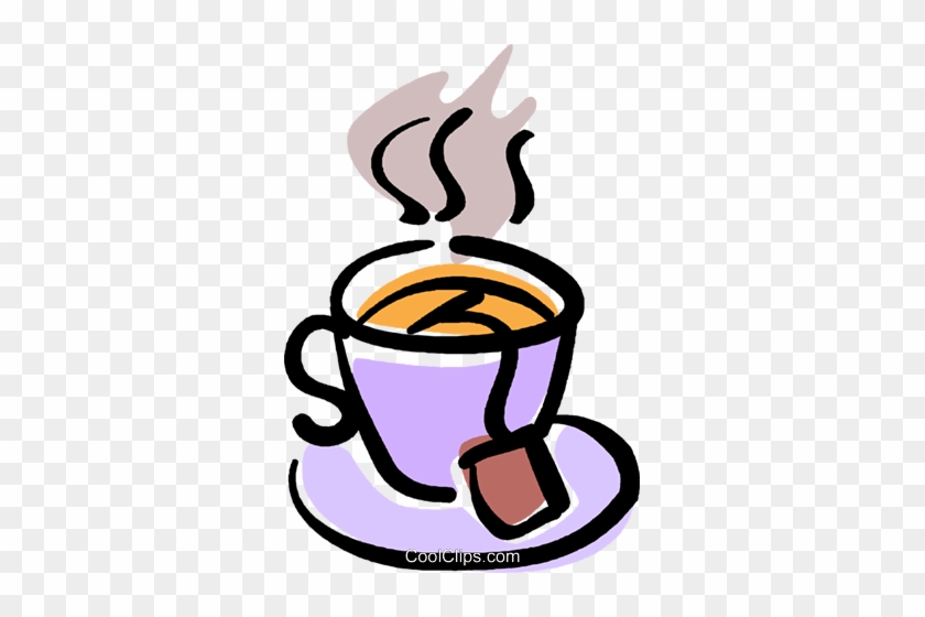 Teacup Royalty Free Vector Clip Art Illustration - Teetasse Clipart #1631397