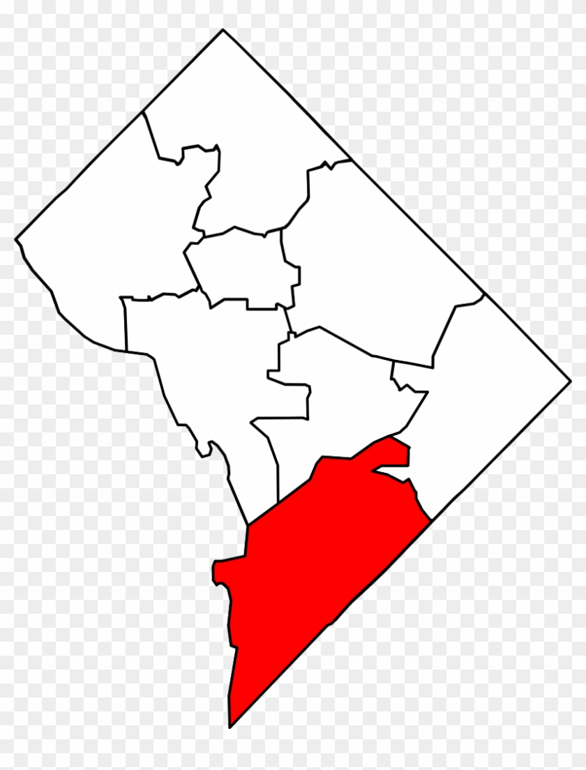 Map Of Washington, D - Ward 6 #1631612