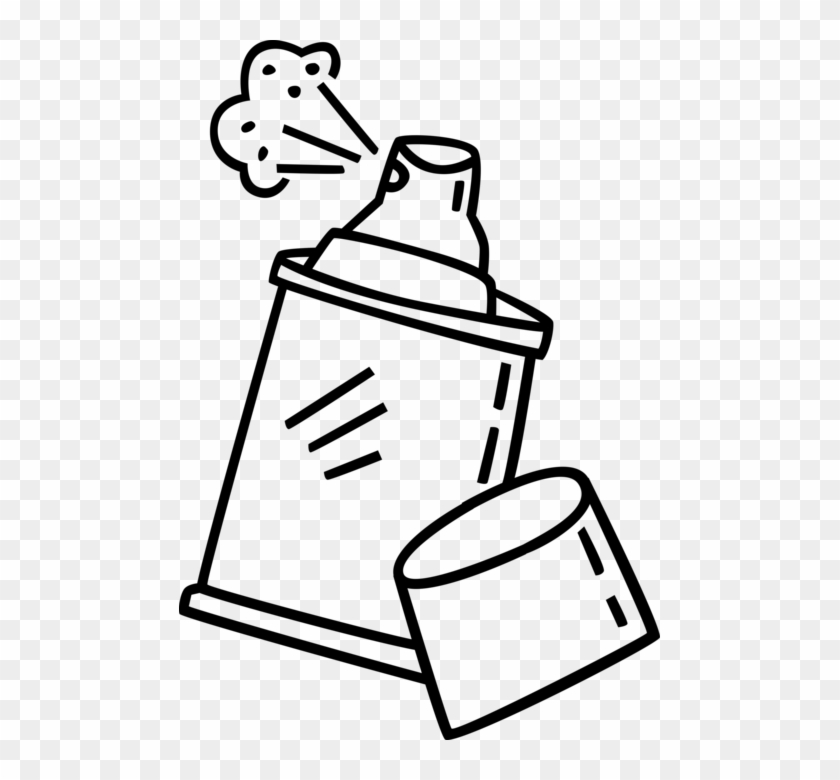 Dispenser Vector Image Illustration Of With Propellant - Dispenser Vector Image Illustration Of With Propellant #1631645