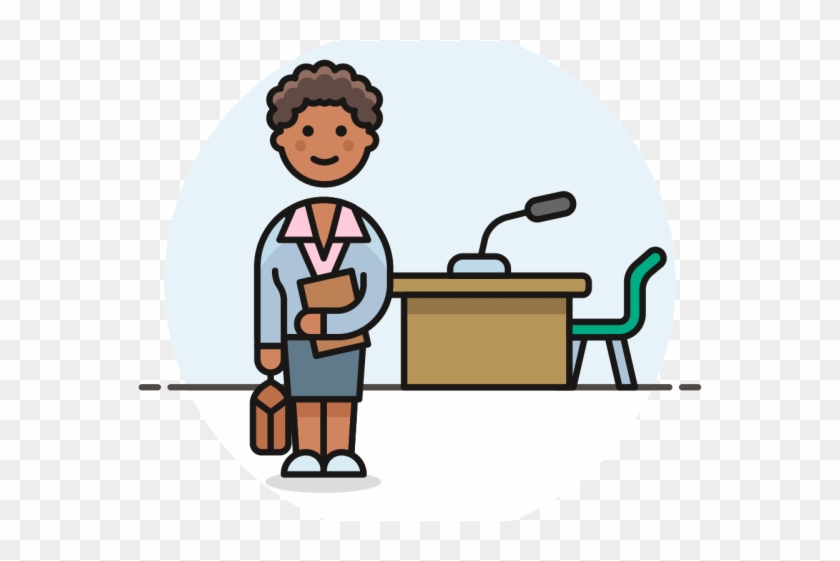 Lawyer Clipart African American Lawyer - Lawyer Cartoon Png #1631933