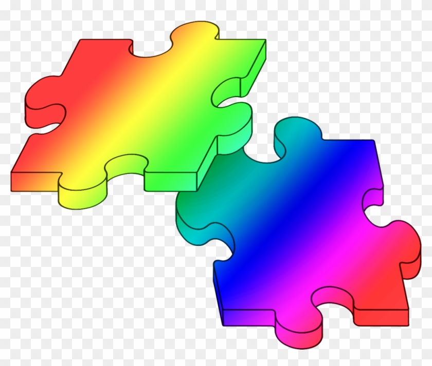 Rainbow Puzzle Pieces By Memimouse - Rainbow Puzzle Pieces By Memimouse #1631954