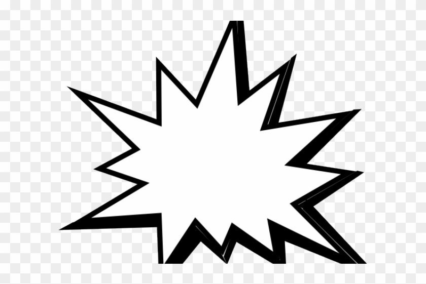 Flash Clipart Bubble Burst - Comic Book Bubble Transparent #1632007