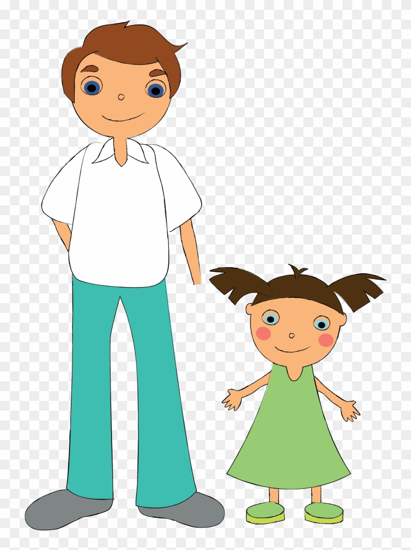Dad And Daughter - Cartoon #1632158