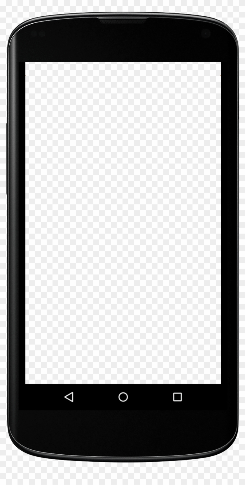 Iphone Smartphone Mobile Web Text Messaging Clip Art - Blank Mobile Phone Screen #1632461