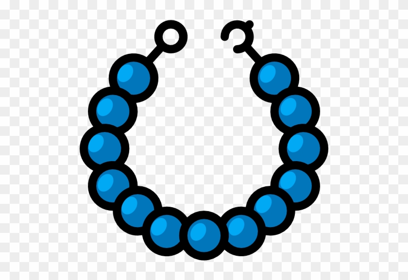 Pearl Necklace Free Icon - Collar De Perlas Vector #1632664