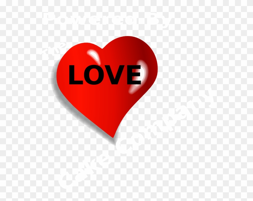 The Love Cake White Clip Art At Clkercom Vector Online - Heart #1632672