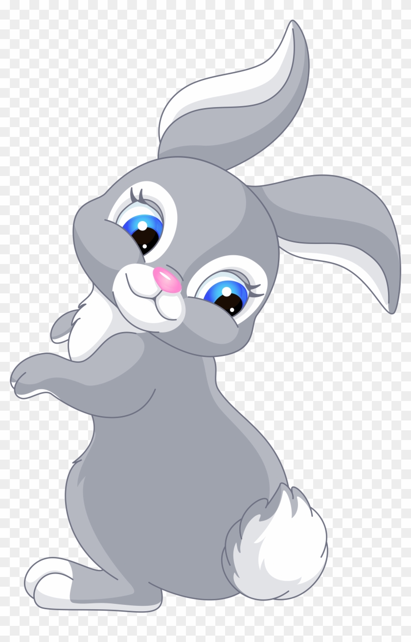 Bunny Rabbit Clipart Free Graphics - Cartoon Bunny #1632884