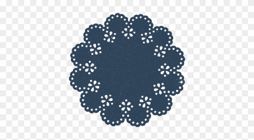 Paper Embellishment Deep Navy Jennifer Caminiti The - Lace Heart #1633363
