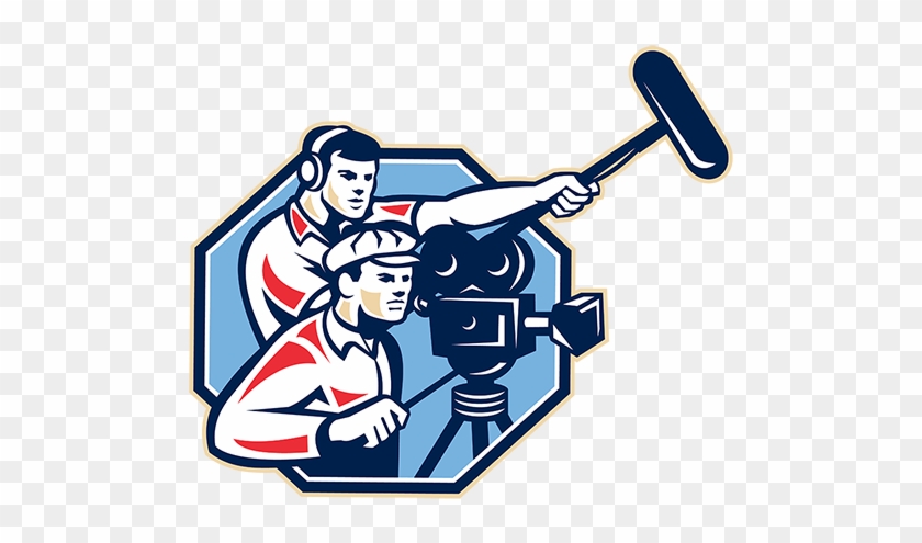 Phil Broom Tv Cameraman And Drone Operator - Filmmaker Cartoon #1633387