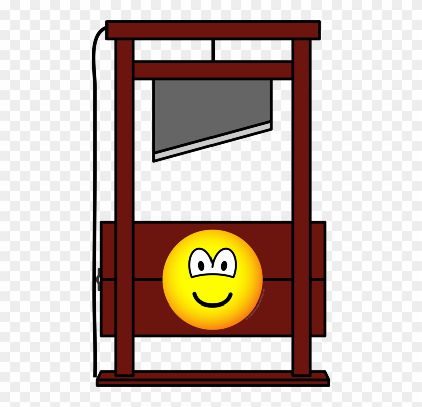 Guillotine Emoticon - Smiley #1633545