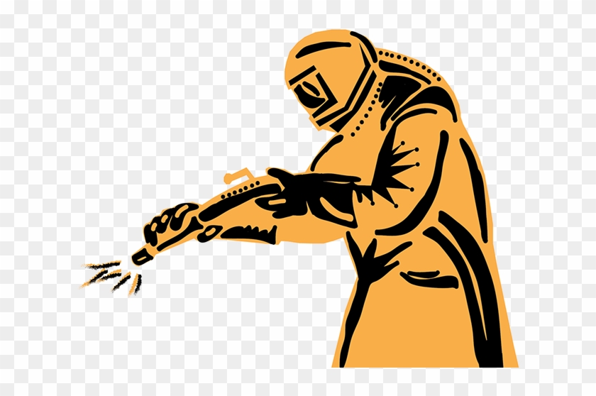 Sandblasting Man #1634114