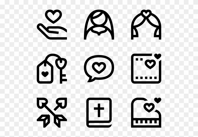 Wedding - Social Media Logos Png White #1634145