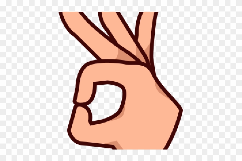 Peace Sign Clipart Ok Hand Sign - Clip Art #1634450