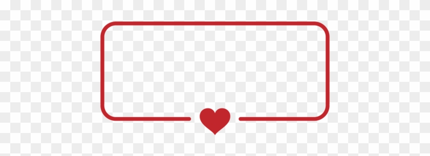 Frame,photo Design,style, - Red Heart Frame Background Transparent #1634477