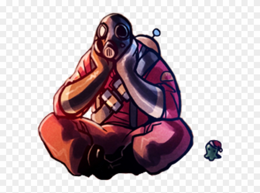 Pyro Sitting Down - Tf2 Sitting Pyro #1634555