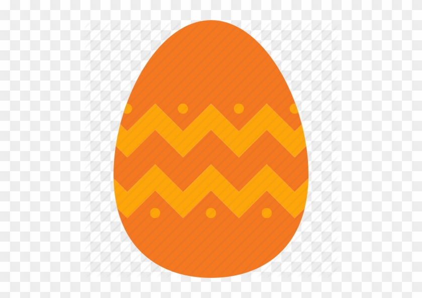 Easter Eggs Clipart Orange - Orange Easter Egg Clipart #1634643