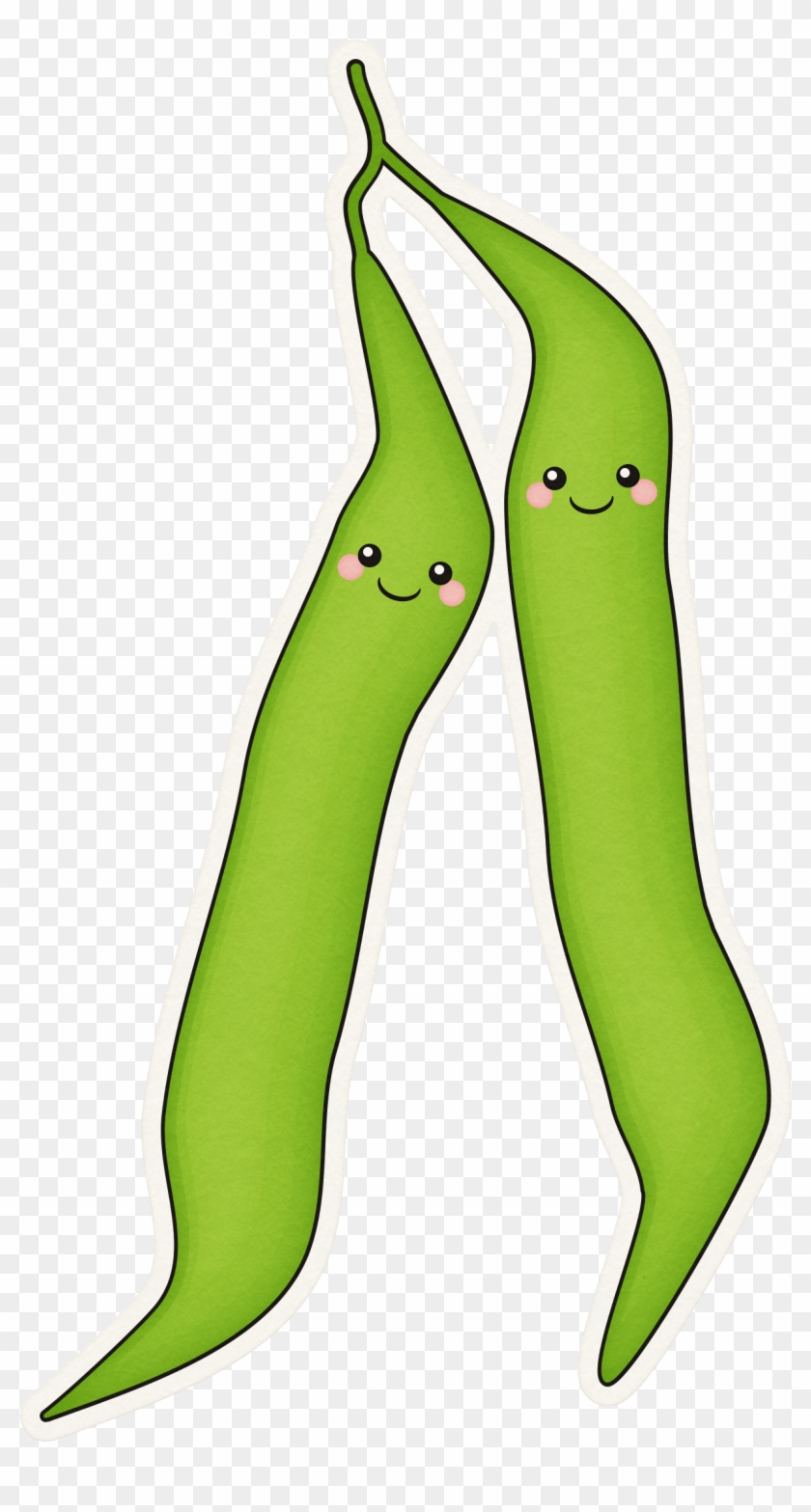 Cute Green Bean Clipart #1634714