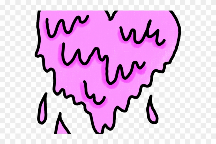 Aesthetic Clipart Sticker - Transparent Tumblr Heart Png #1634915