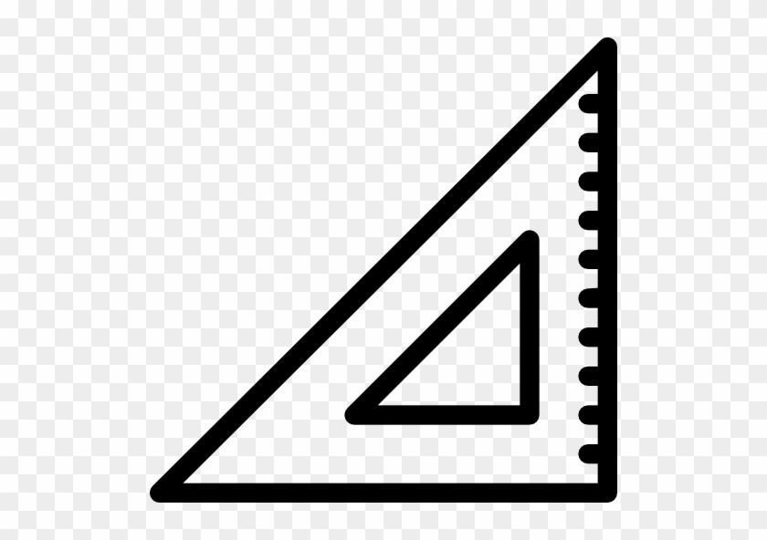 006 Set Square Icon - Icono Escuadra #1634945