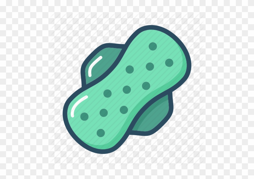 Sanitary Napkin Clipart Sanitary Napkin Menstruation - Flip-flops #1635014