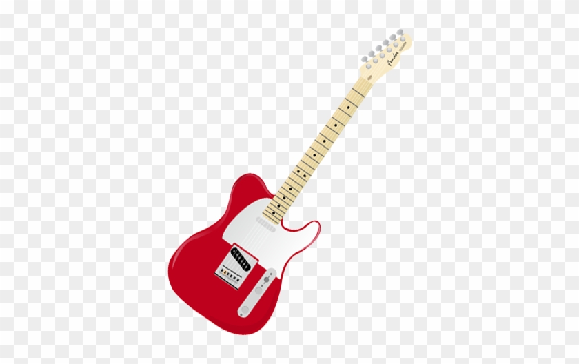 Electric, Clip Art, Musical Instruments, Guitars, Illustrations, - Electric Guitar Png Vector #1635101