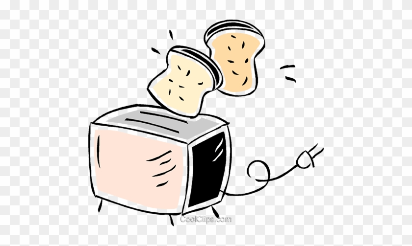 Toaster Royalty Free Vector Clip Art Illustration - Toaster Royalty Free Vector Clip Art Illustration #1635314