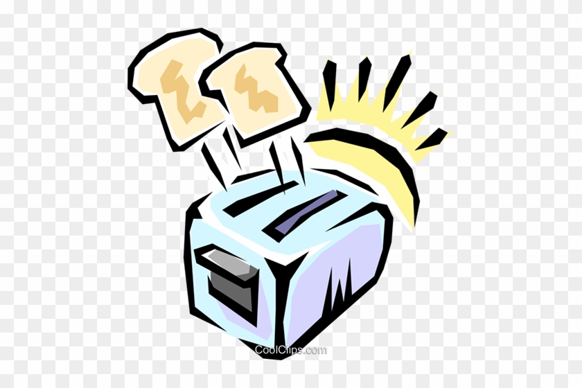 Toaster Royalty Free Vector Clip Art Illustration - Toaster Royalty Free Vector Clip Art Illustration #1635337