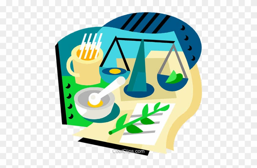 Medical Substances Royalty Free Vector Clip Art Illustration - Homeopathic Clipart #1635802