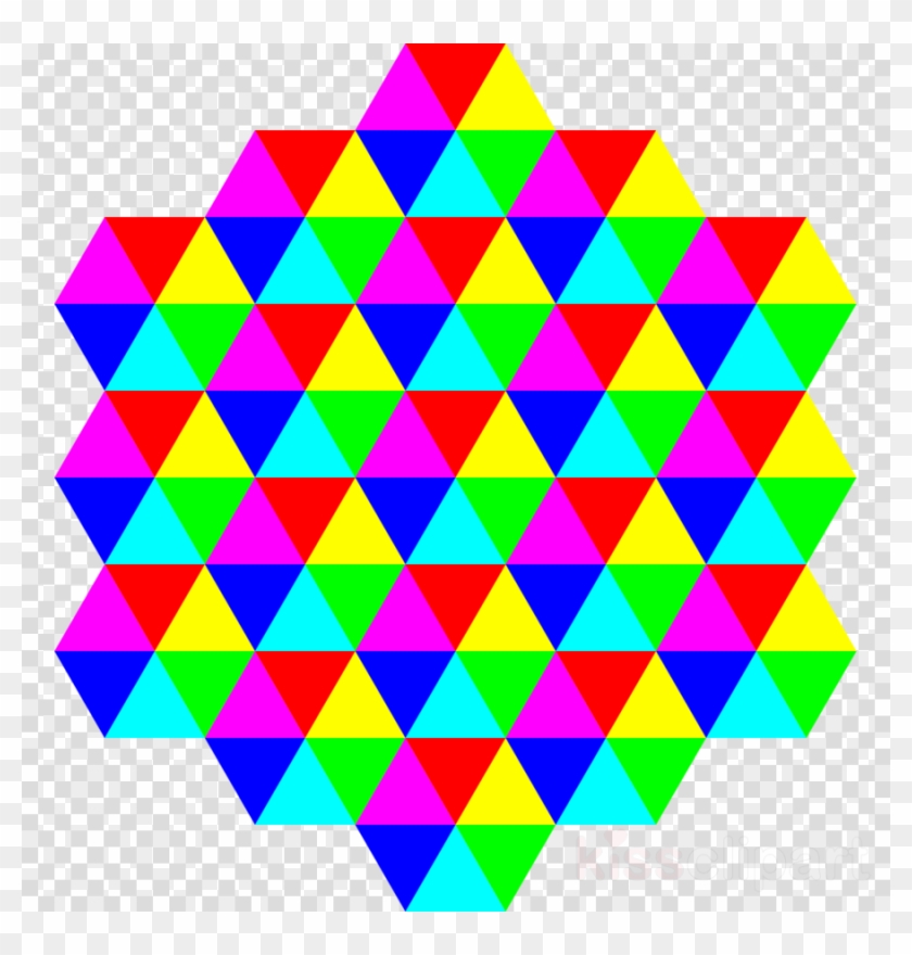 Tessellation Art Clipart Tessellation Hexagonal Tiling - Tessellation Triangle And Square #1636339