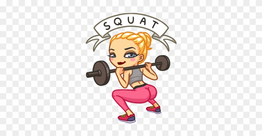 Squat - Stickers De Telegram Png #1636440