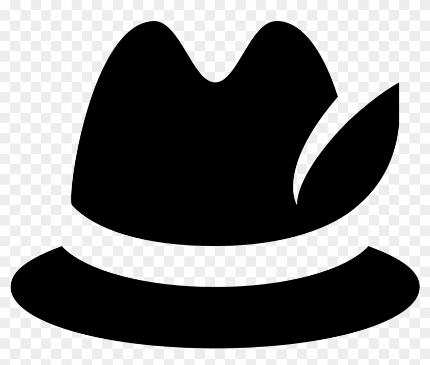 German Clipart Soft Pretzel - Bavarian Hat Icon #1637090