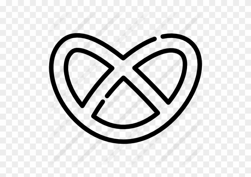 Pretzel Free Icon - Circle #1637091